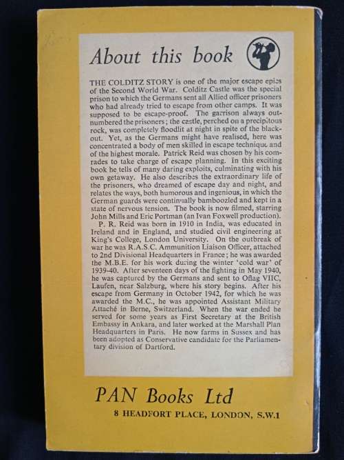 The Colditz Story by P. R. Reid