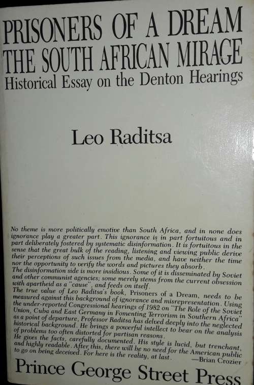 Prisoners Of A Dream - The South African Mirage - Leo Raditsa