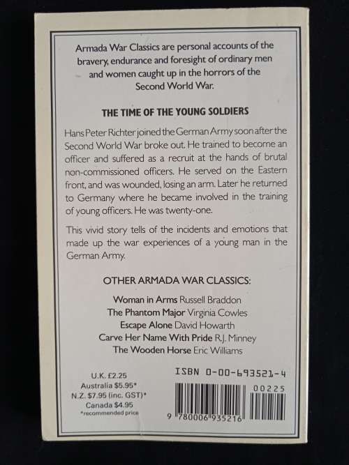 The Time of The Young Soldiers by Hans Peter Richter - Translated by Anthea Bell