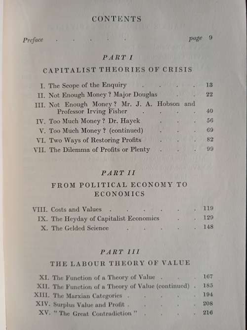 The Nature of Capitalist Crisis by John Strachey