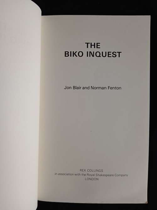 The Biko Inquest by Jon Blair & Norman Fenton