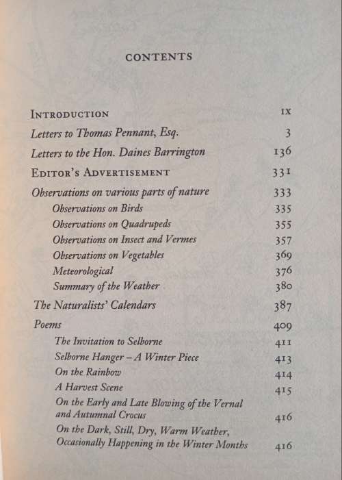The Natural History of Selborne by Rev. Gilbert White
