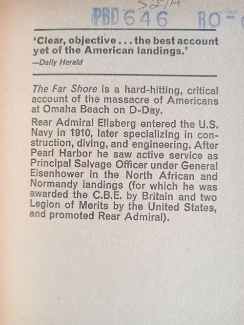 The Far Shore by Rear Admiral Edward Ellsberg