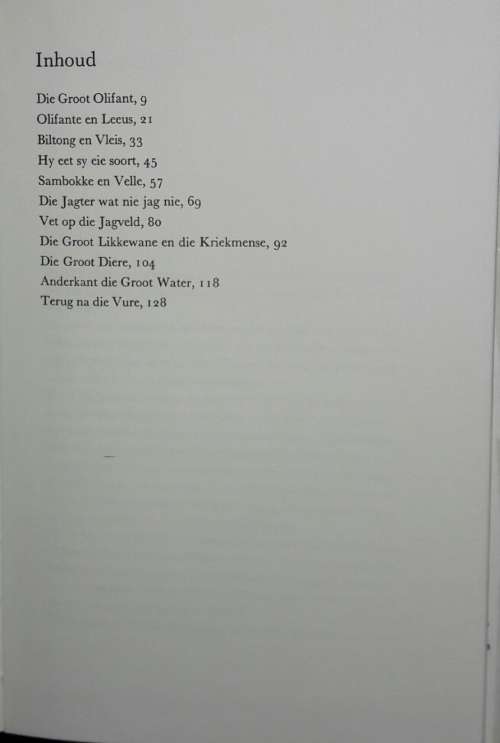 Tjeb, Die Spoorsnyer - Jan J van der Post