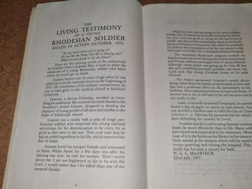 God.....in Zimbabwe Rhodesia - Rev Errol C Wesson