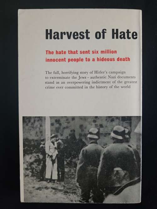 Harvest of Hate by Leon Poliakov