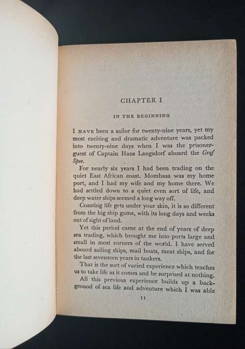 I Was Graf Spee`s Prisoner by Captain Patrick Dove