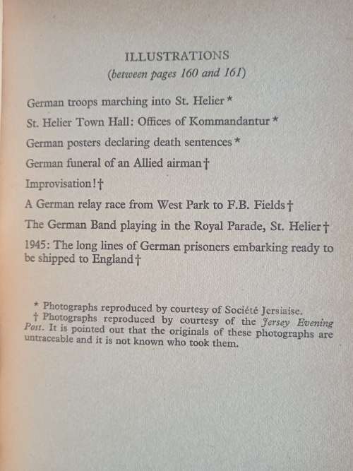 The German Occupation of Jersey by L. P. Sinel