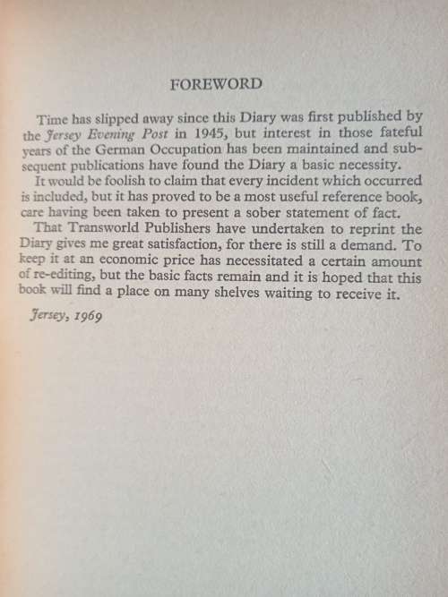 The German Occupation of Jersey by L. P. Sinel