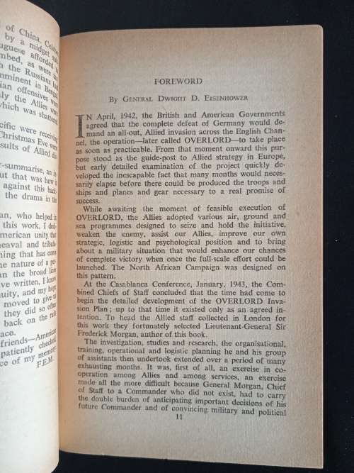 Overture to Overload by Lt. Gen. Sir Frederick Morgan, K. C. B. (Cossac)