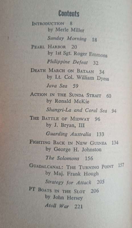 Combat War in The Pacific - Edited by Don Congdon