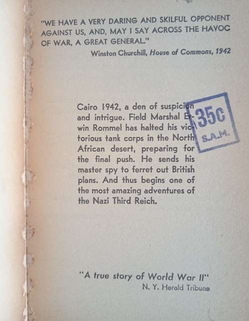 Foxhole in Cairo by Leonard Mosley