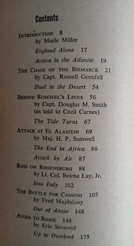 Combat European Theatre World War II - Edited by Don Congdon