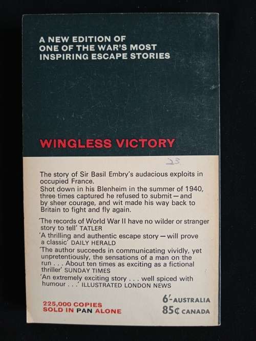 Wingless Victory by Anthony Richardson