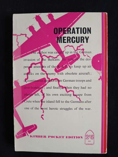 Operation Mercury by M. G. Comeau