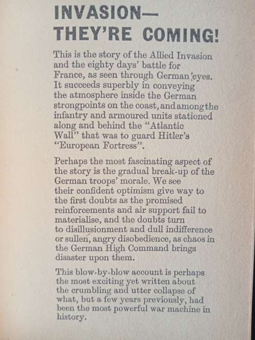 Invasion-They`re Coming! by Paul Carel Translated from the German by E. Osers