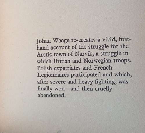 The Narvik Campaign by Johan Waage