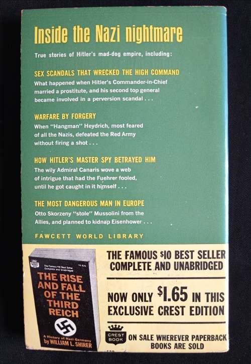True Tales of Hitler`s Reich by Richard Hanser