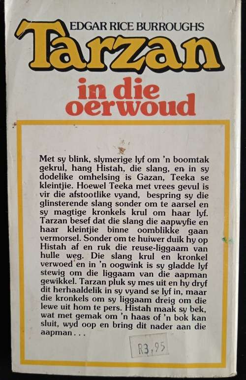 Tarzan in die woud by Edgar Rice Burroughs