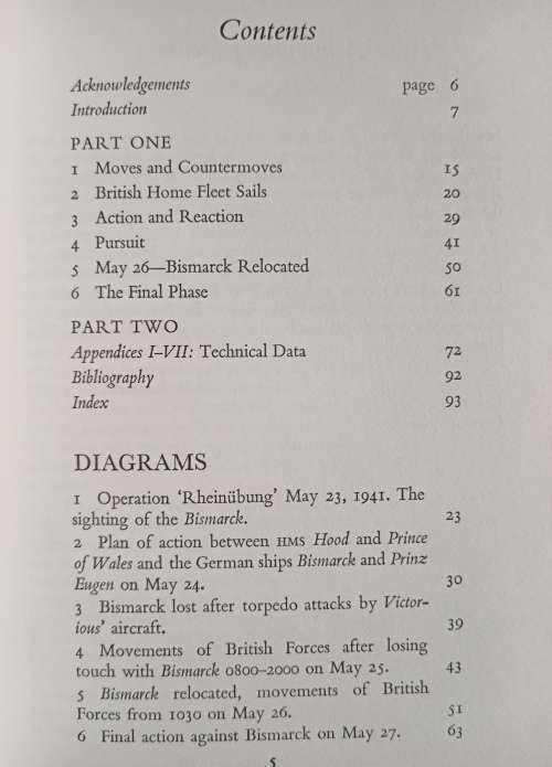 Loss of the Bismarck by Vice-Admiral B. B. Schofield