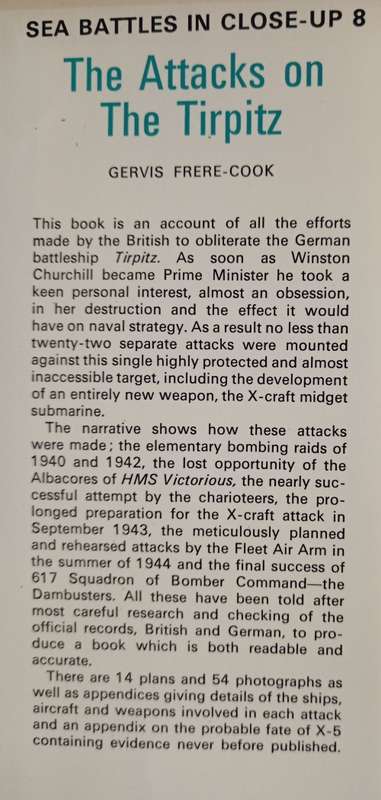 The Attacks on the Tirpitz by Gervis Free-Cook