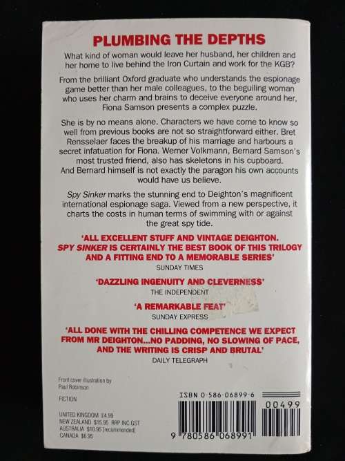 Spy Sinker by Len Deighton