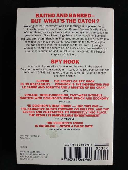 Spy Hook by Len Deighton