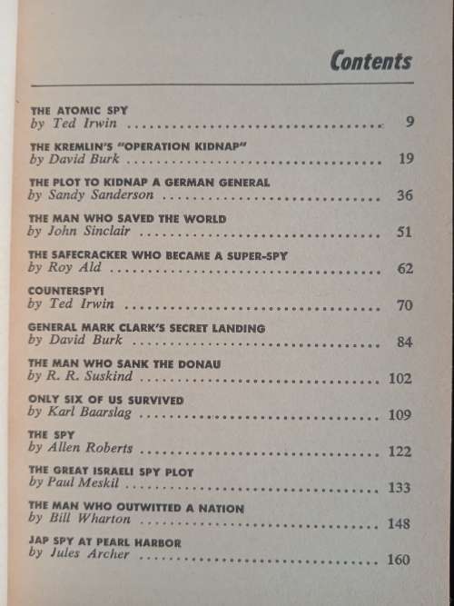 Spy & Counterspy - Edited by Phil Hirsch