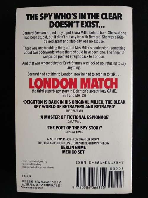 London Match by Len Deighton