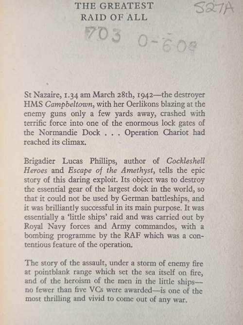 The Greatest Raid of All by C. E. Lucas Phillips