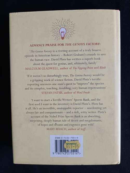 The Genius Factory by David Plotz