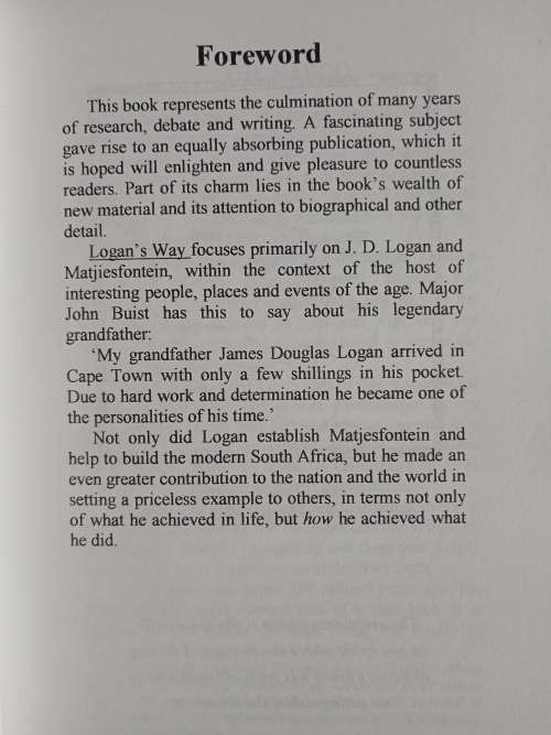 Logan`s Way by Robert N. Toms