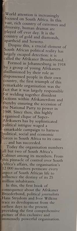 The Super-Afrikaners by Ivor Wilkins & Hans Strydom