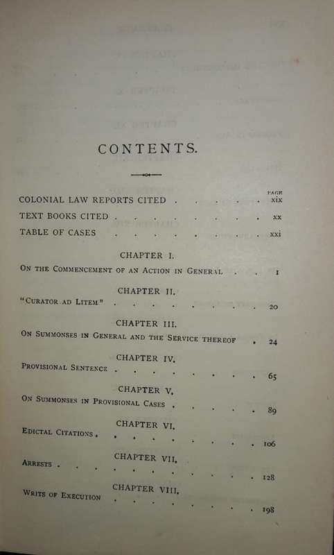 The Theory Of The Judicial Practice Of The Cape Of Good Hope - C H Van Zyl