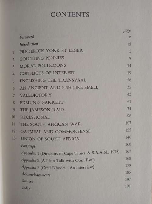 Some Beginnings The Cape Times 1876-1910 by Gerald Shaw