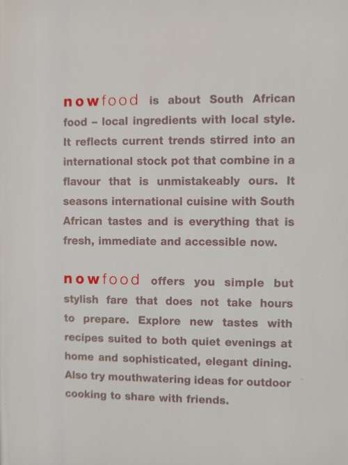Now Food by Lyndall Popper & John Peacock