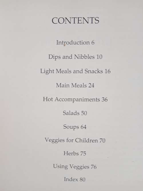 The Veggie Cookbook by Glenda Gourley