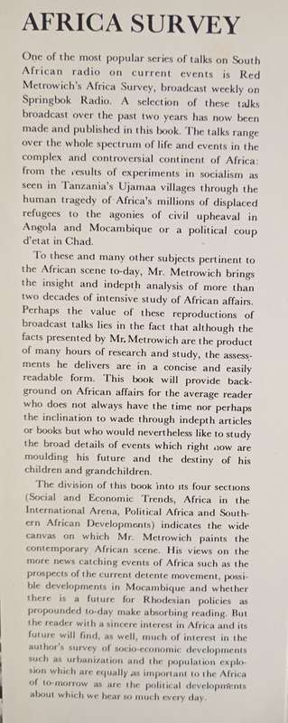 Africa Survey by Red Metrowich