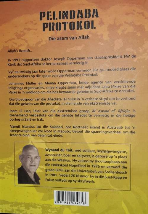Pelindaba Protokol - Die Asem Van Allah - Wynand du Toit