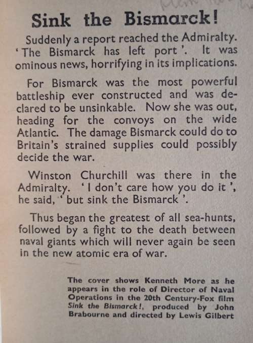 Sink the Bismarck by Frank Brennan