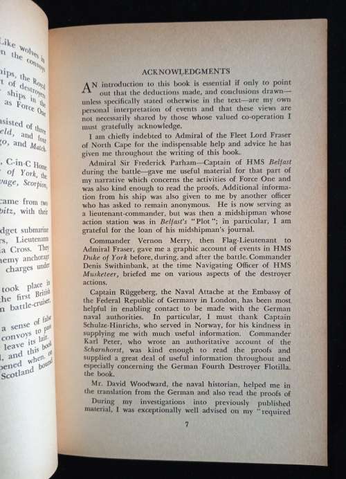 Destroy the Scharnhorst by Lieut-Commander Michael Ogden, R. N.