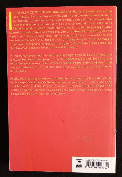 A Life`s Mosaic The Autobiography of Phyllis Ntantala