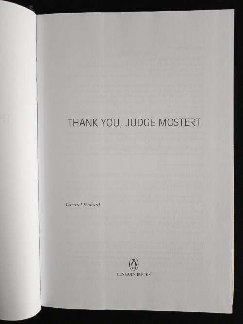 Thank You, Judge Mostert! by Carmel Rickard