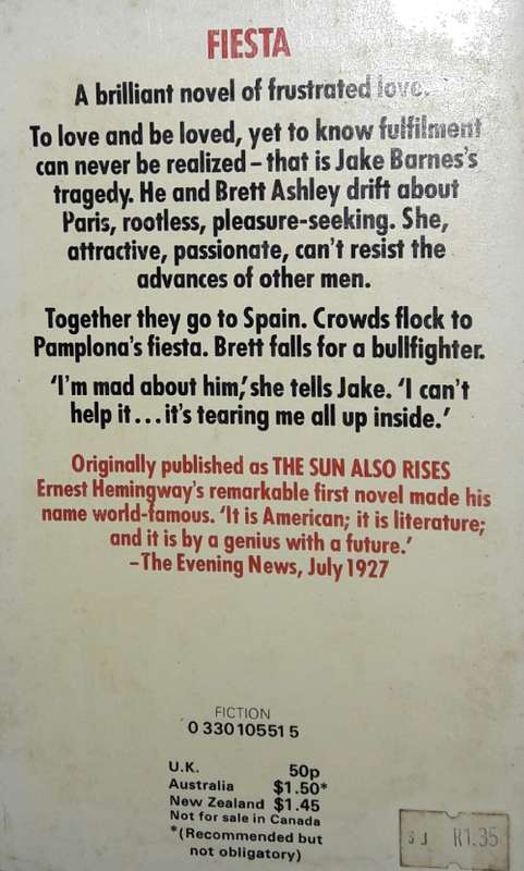 Fiesta - Ernest Hemmingway