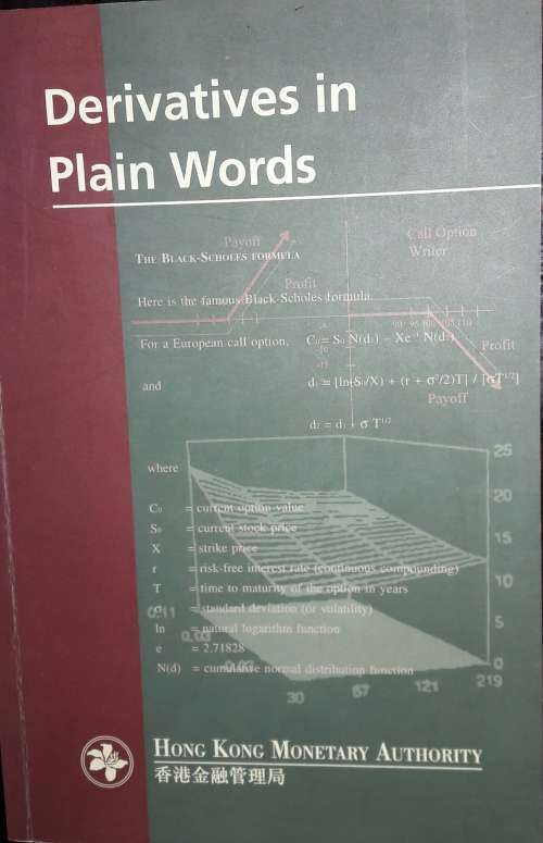 Derivatives In Plain Words - Hong Kong Monetary Authority