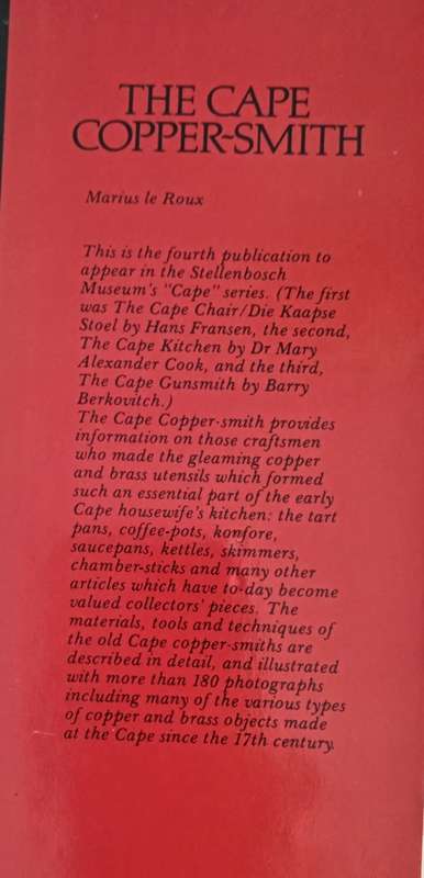 The Cape Copper-Smith by Marius Le Roux