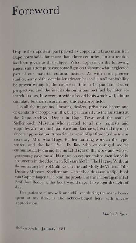 The Cape Copper-Smith by Marius Le Roux