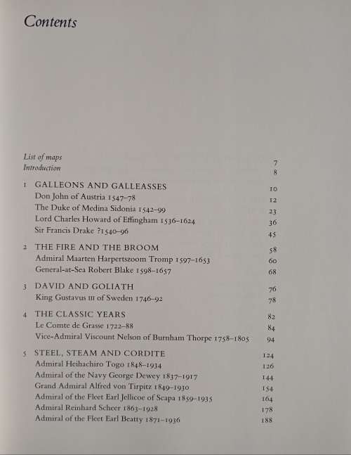 The Great Admirals by Richard Hough