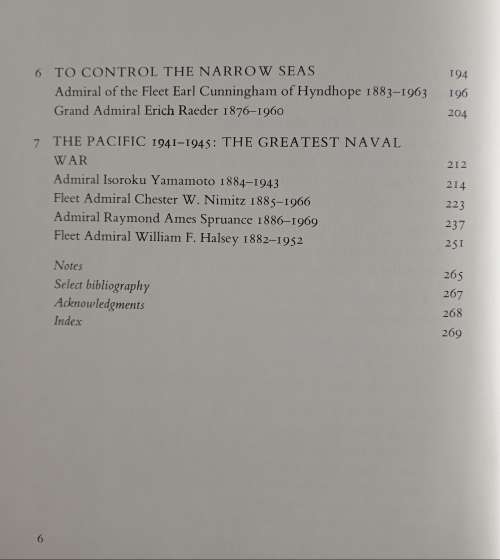 The Great Admirals by Richard Hough