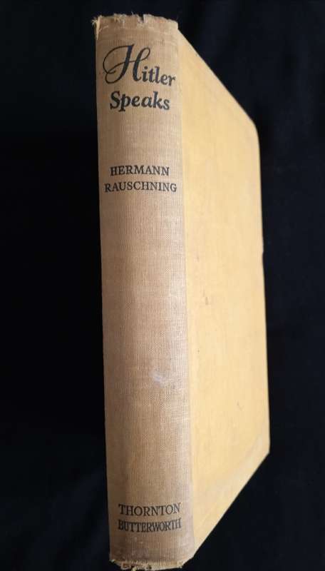 Hitler Speaks by Hermann Rauschning